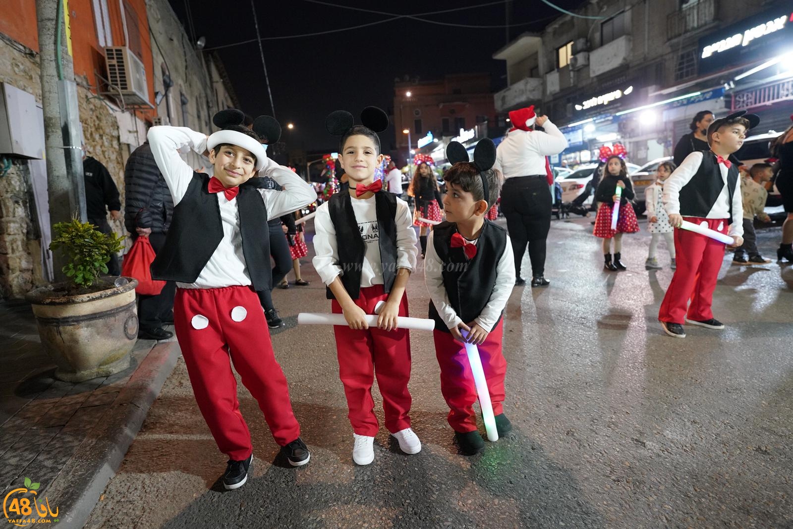  فيديو: كرنفال واستعراض كشفي بمناسبة عيد الميلاد بمدينة يافا 